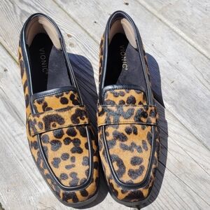 Vionic Leopard Print Loafers